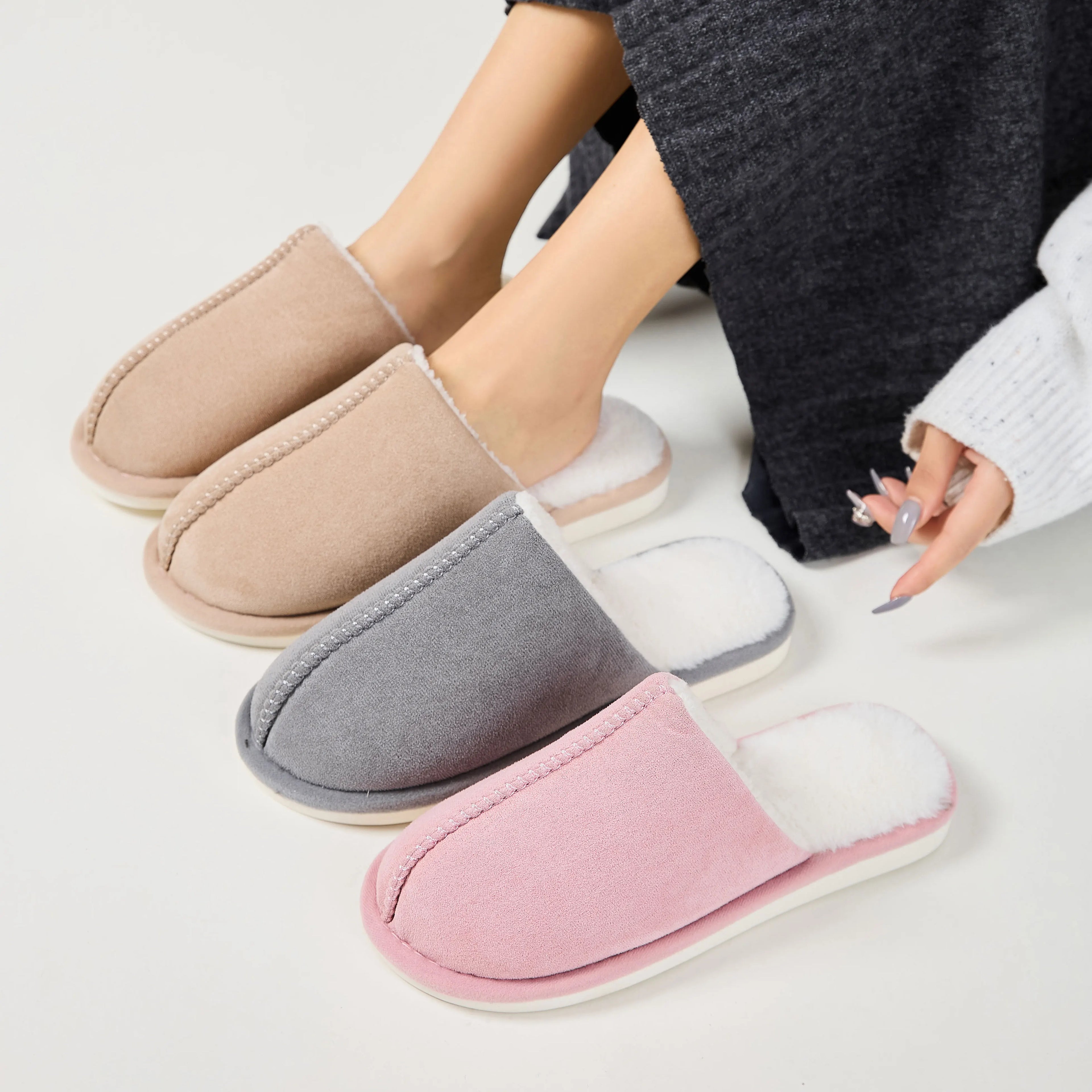 pantoufle hiver femme