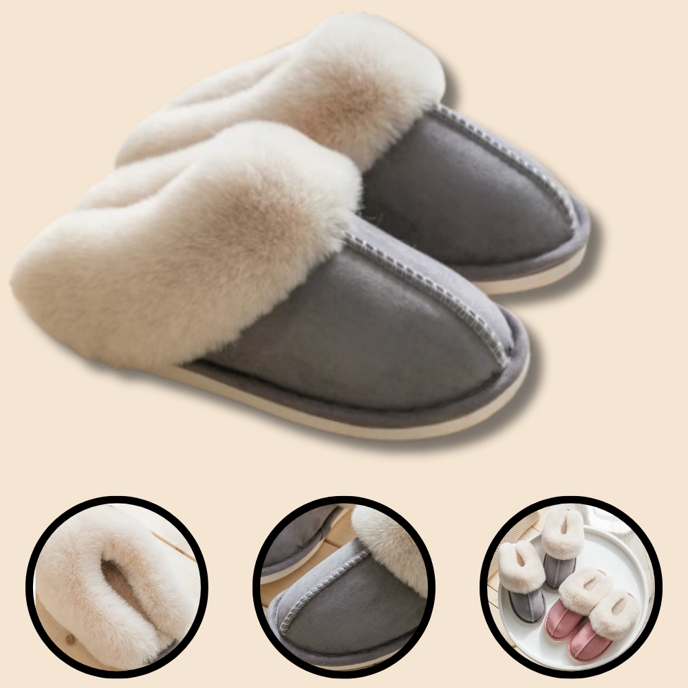 pantoufle confort femme