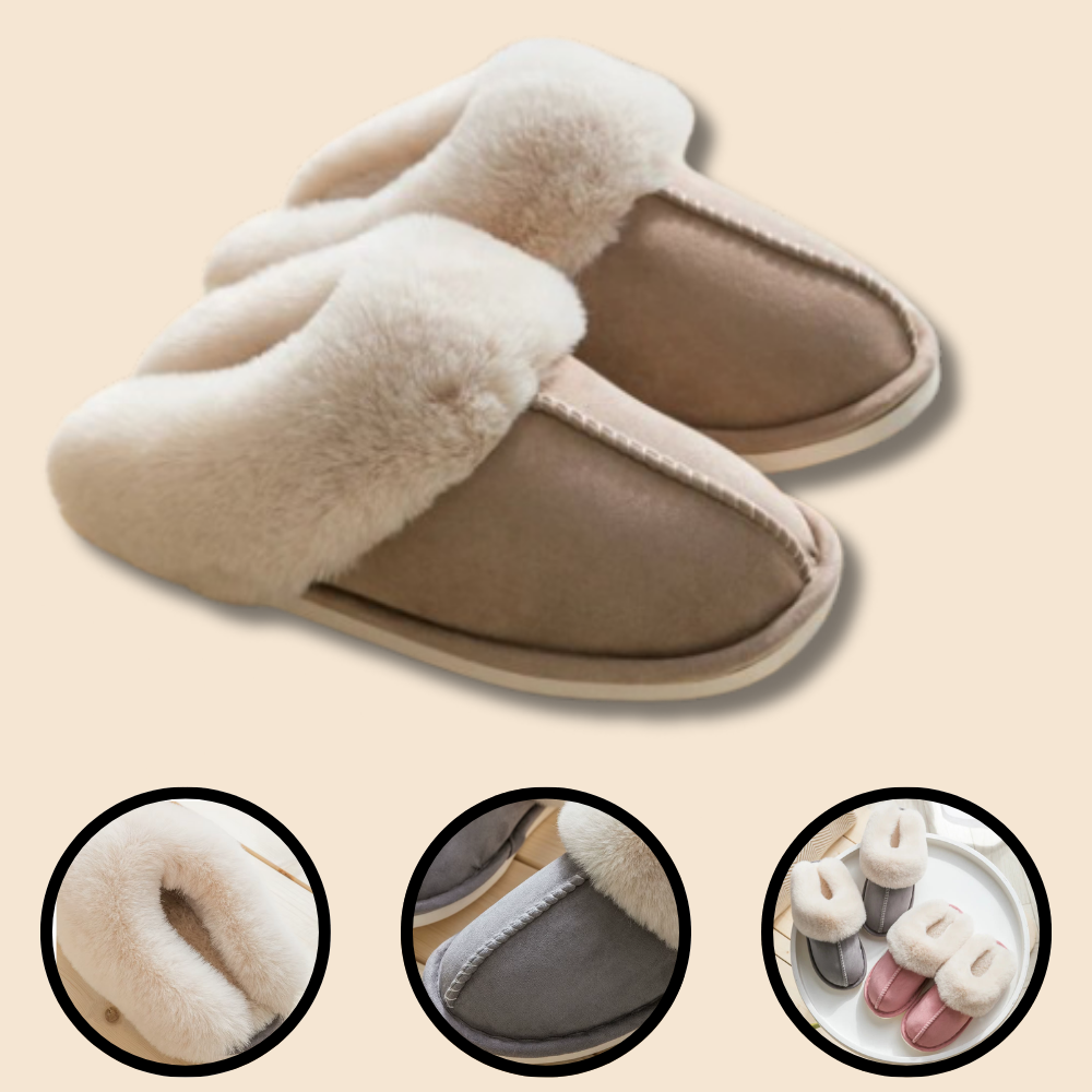 pantoufle confort femme