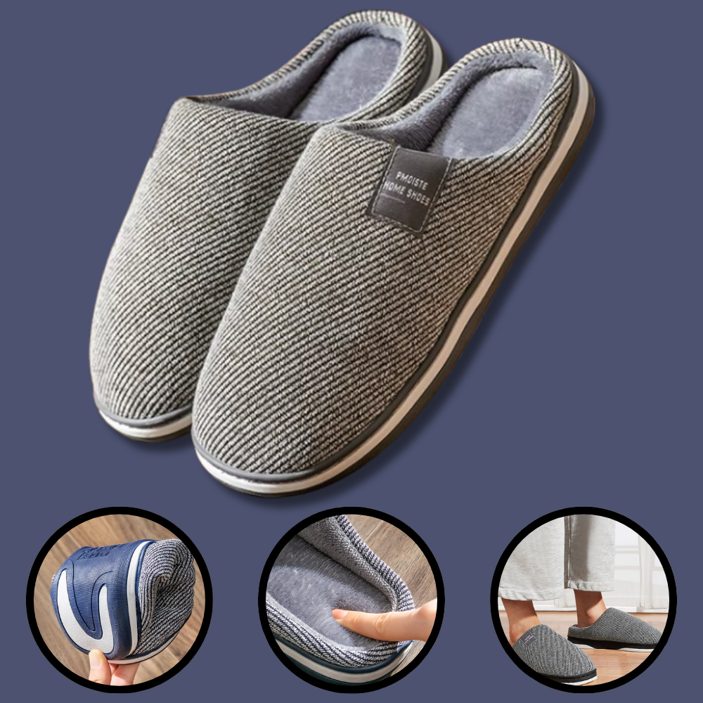 pantoufles pieds sensibles femme